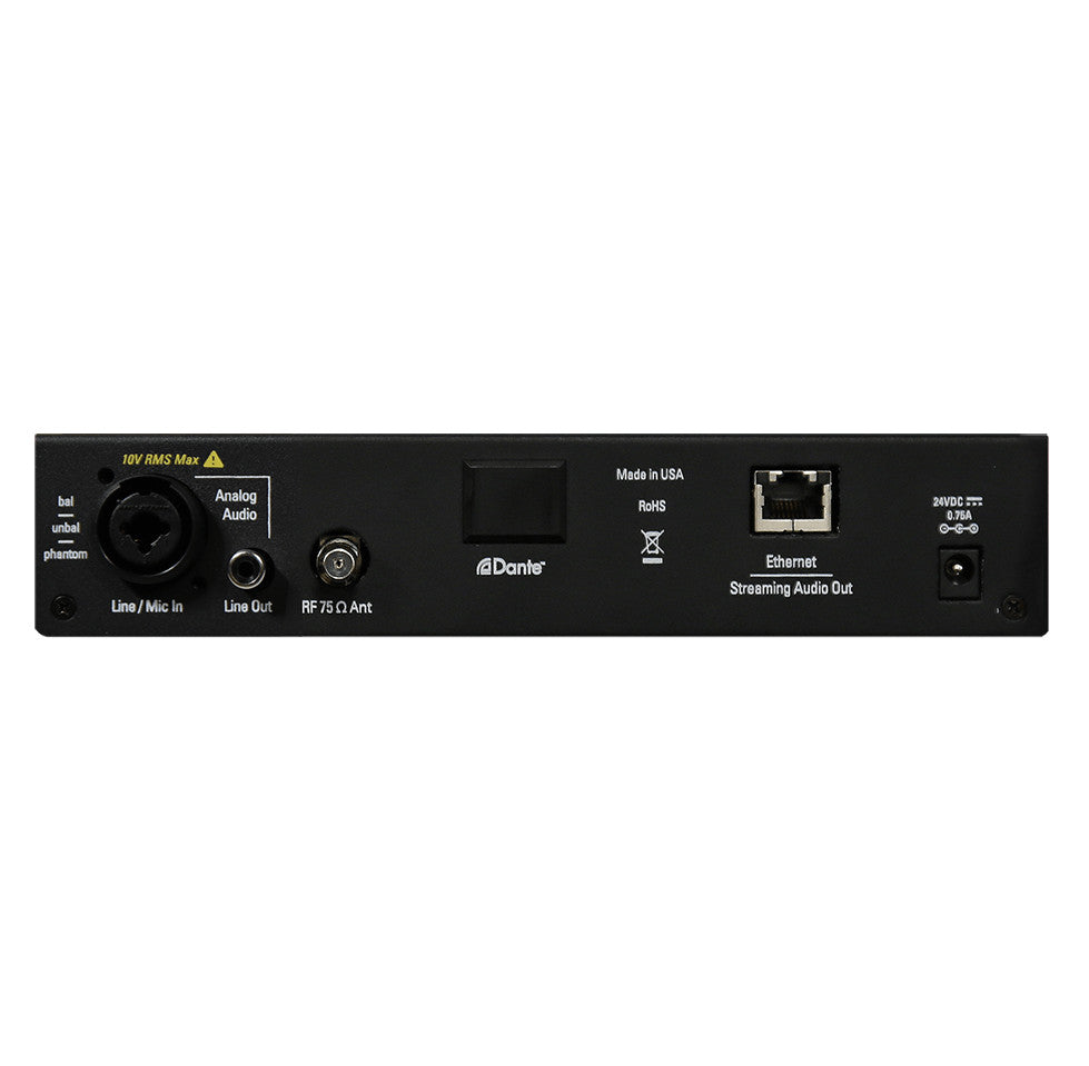Williams AV FM 558 PRO Rechargeable Assistive Listening System Transmitter back