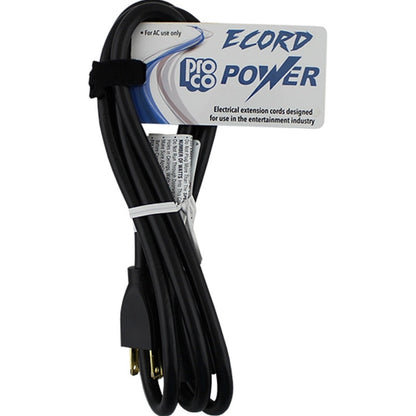 ProCo Sound E-Cords Extension Cord | 14GA | 25 ft | With Power Block