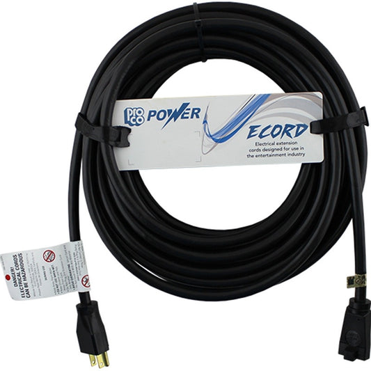 ProCo Sound E-Cords Extension Cord | 16GA | 25 ft | Without Power Block