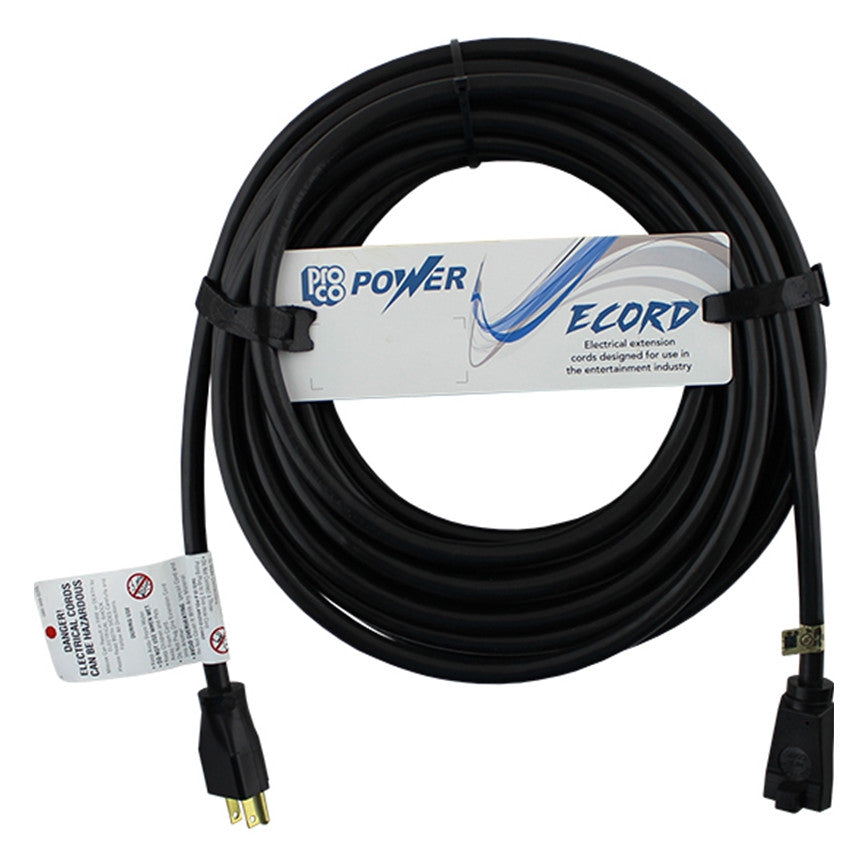 ProCo E163 NEMA 5-15P to NEMA 5-15R Power Extension Cord