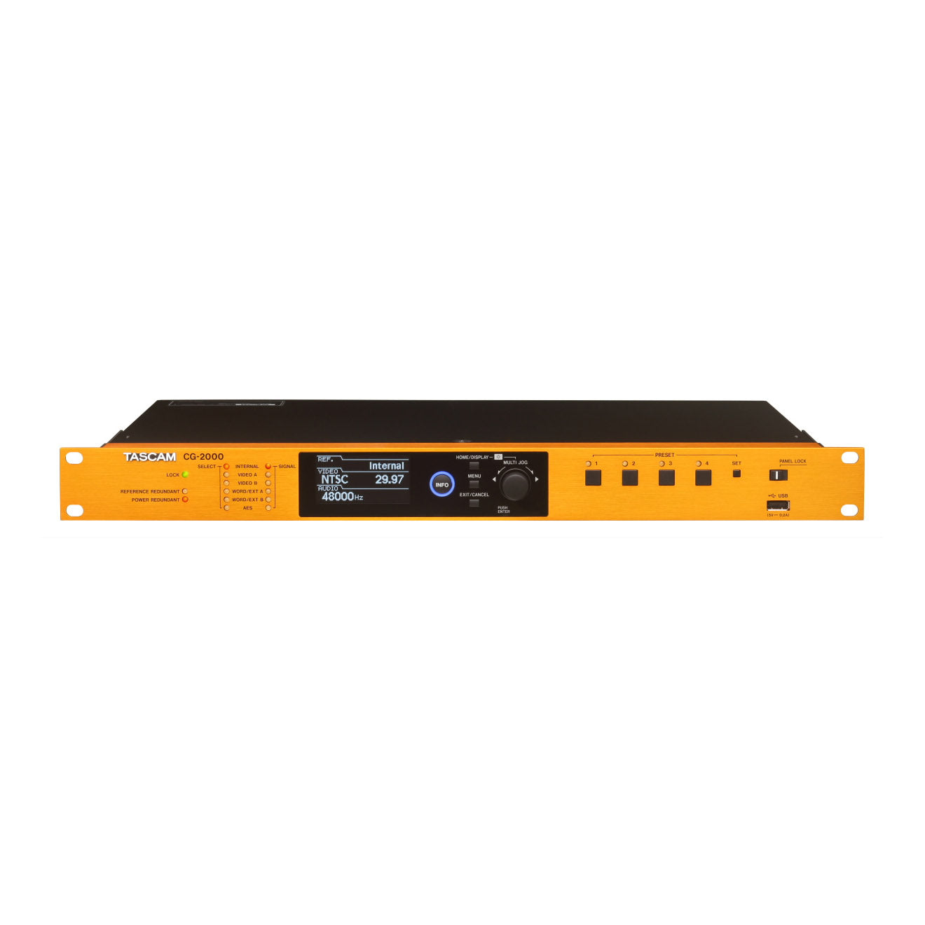 Tascam CG-2000 Master Clock Generator front