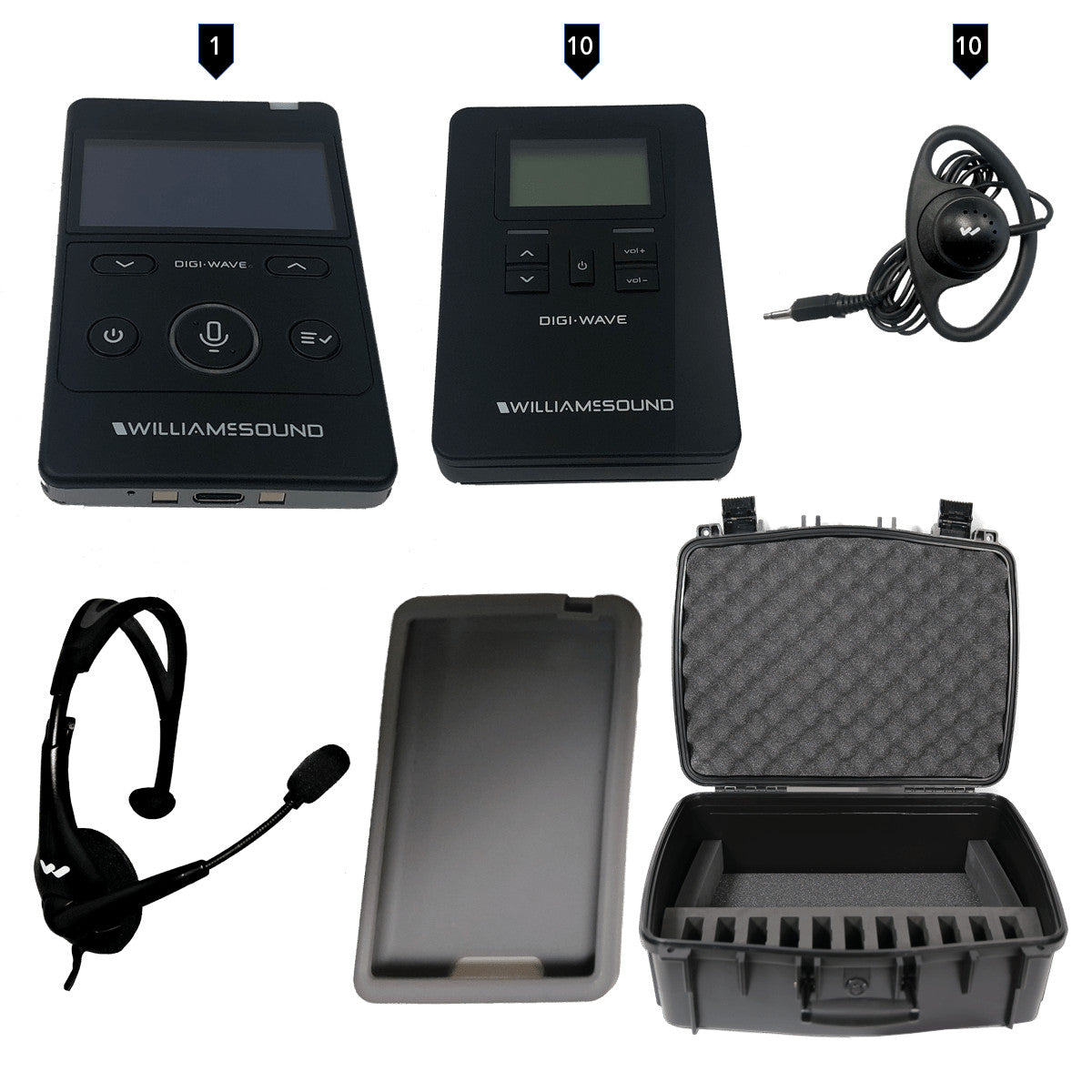 Williams AV DWS TGS 10 400 ALK Digi-Wave Tour Guide System
