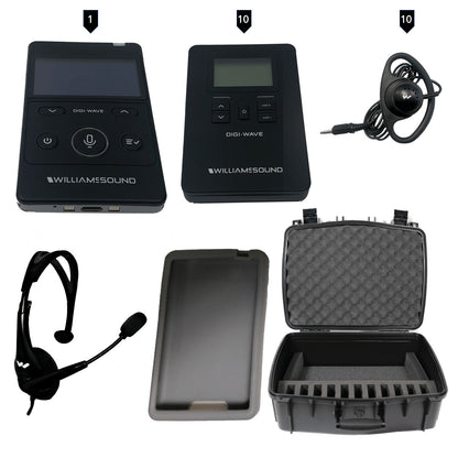 Williams AV DWS TGS 10 400 ALK Digi-Wave Tour Guide System