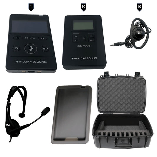 Williams AV DWS TGS 10 400 ALK Digi-Wave Tour Guide System