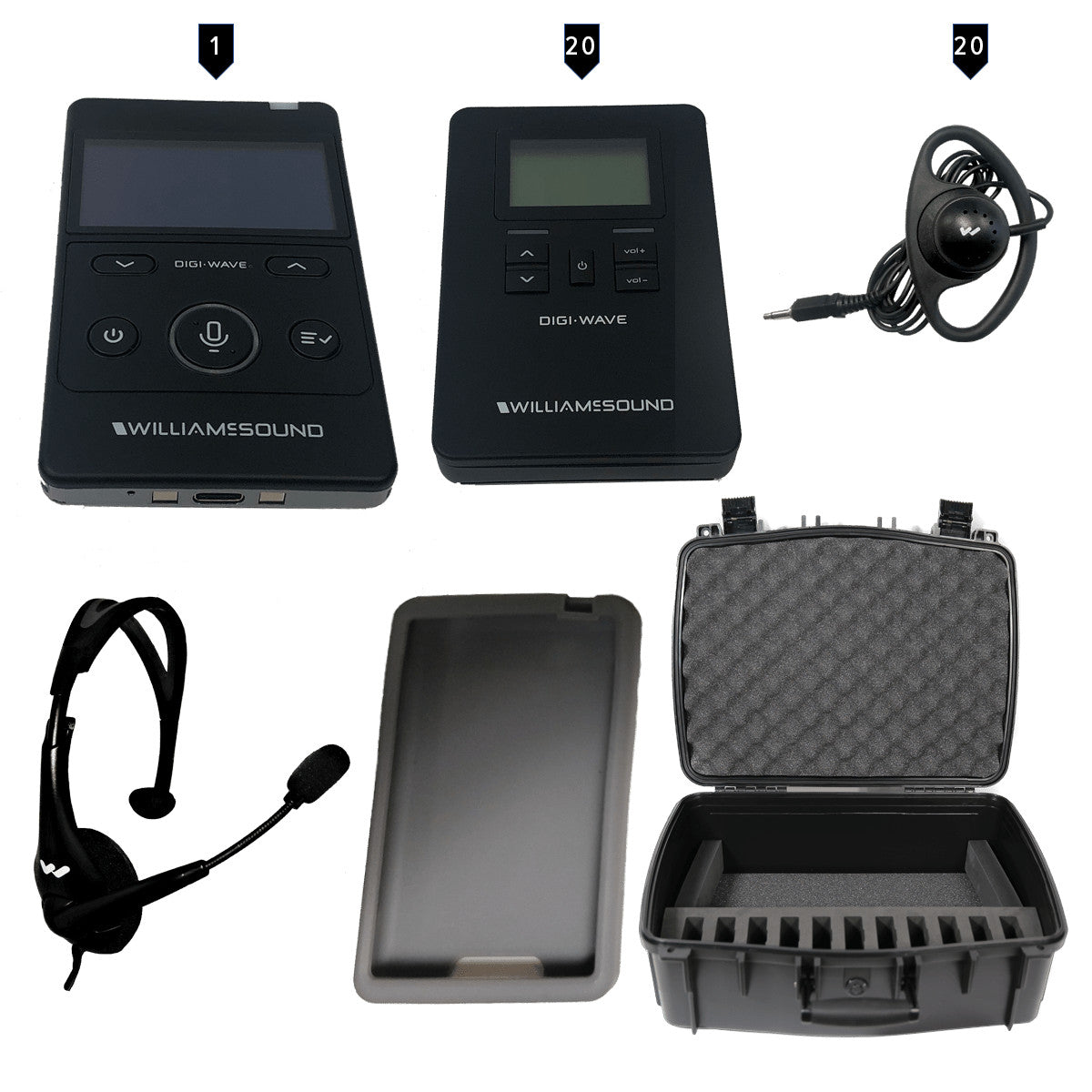 Williams AV DWS TGS 20 400 ALK Digi-Wave Tour Guide System