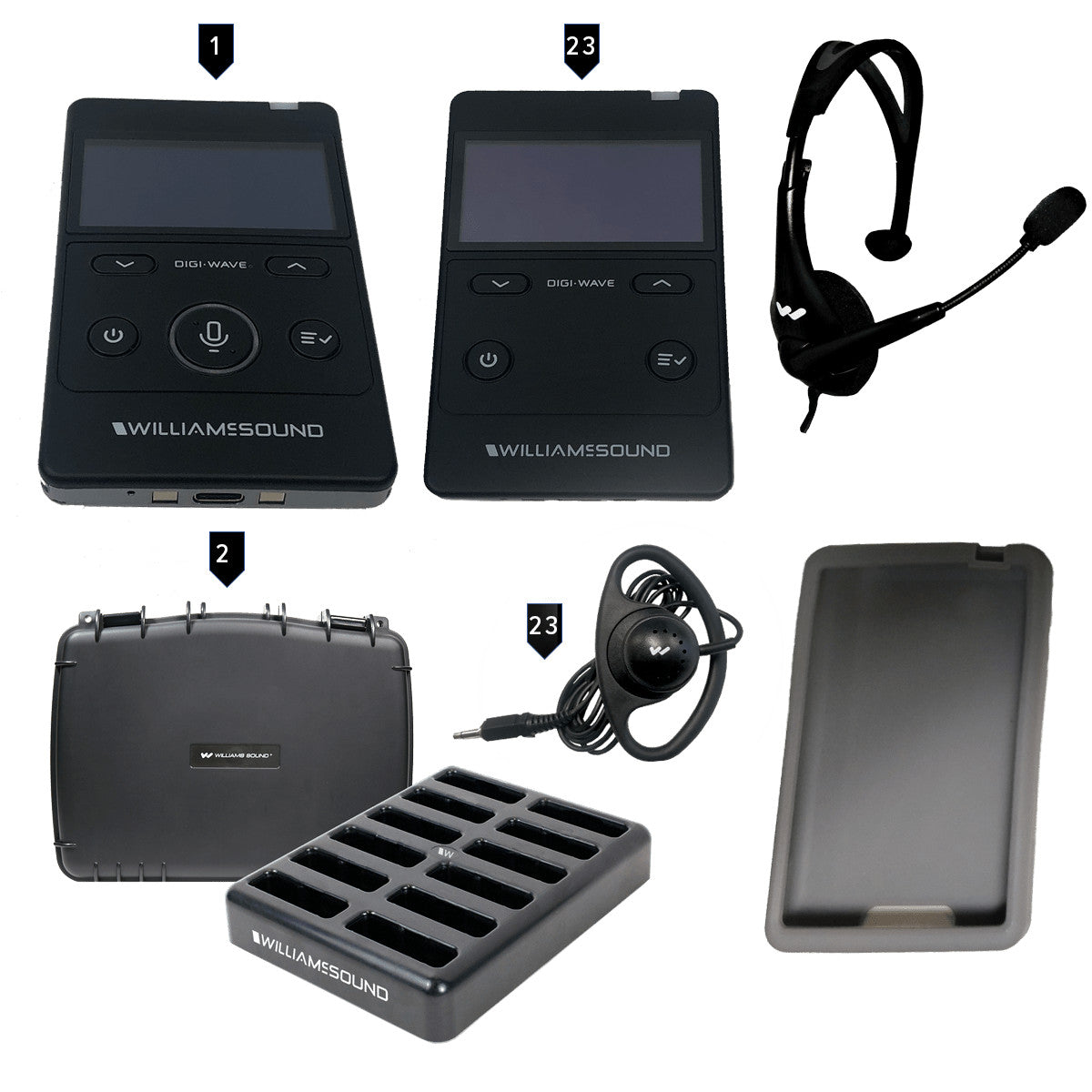 Williams AV DWS TGS 23 400 RCH Digi-Wave Tour Guide System