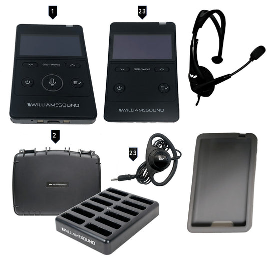 Williams AV DWS TGS 23 400 RCH Digi-Wave Tour Guide System