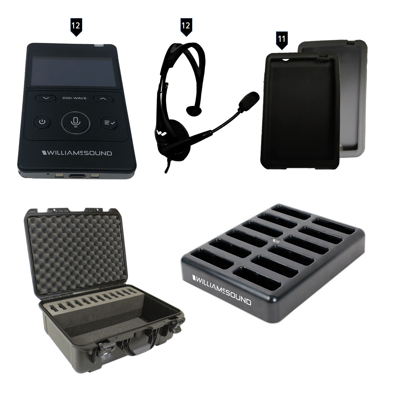 Williams AV DWS TGS VIP 12 400 Digi-Wave Tour Guide System