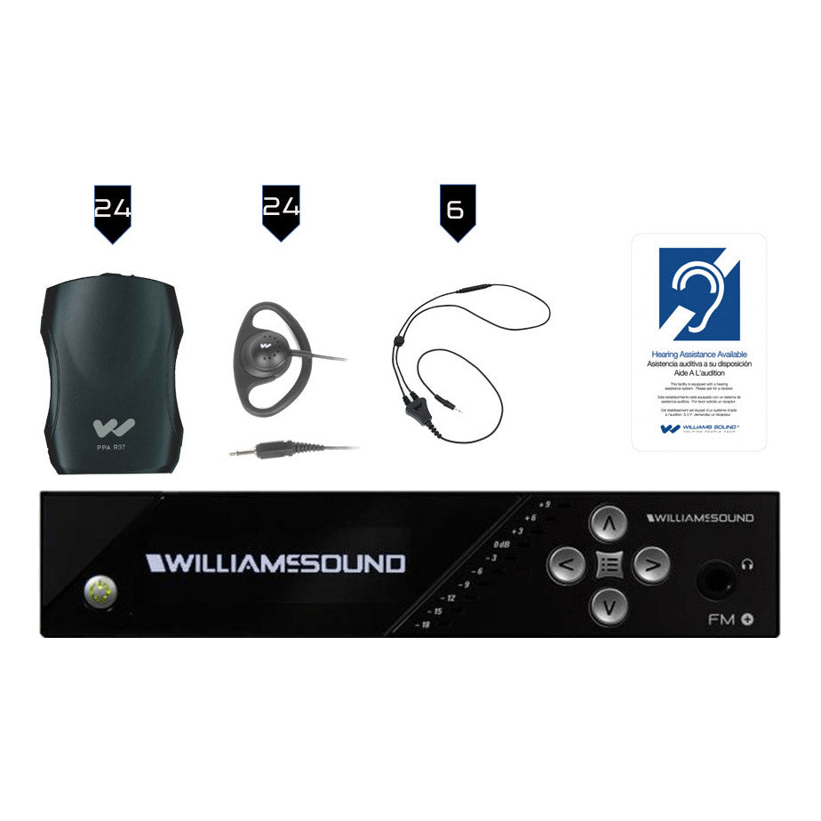 Williams AV FM 557-24 Assistive Listening System