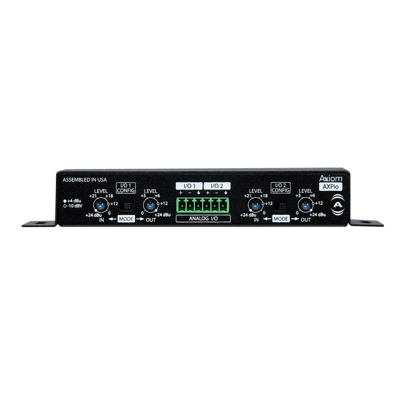 Attero Tech Axiom AXPIO 2-Channel Analog I/O Expander – SoundPro