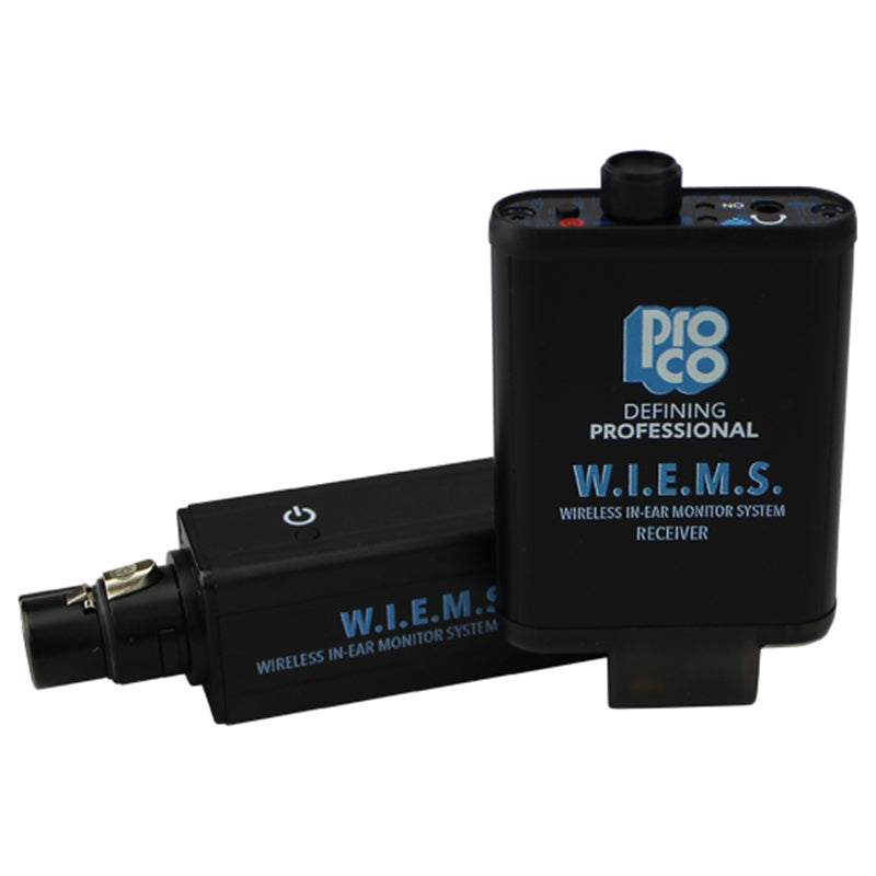 ProCo Sound WIEMS Compact Wireless In-Ear Monitor System