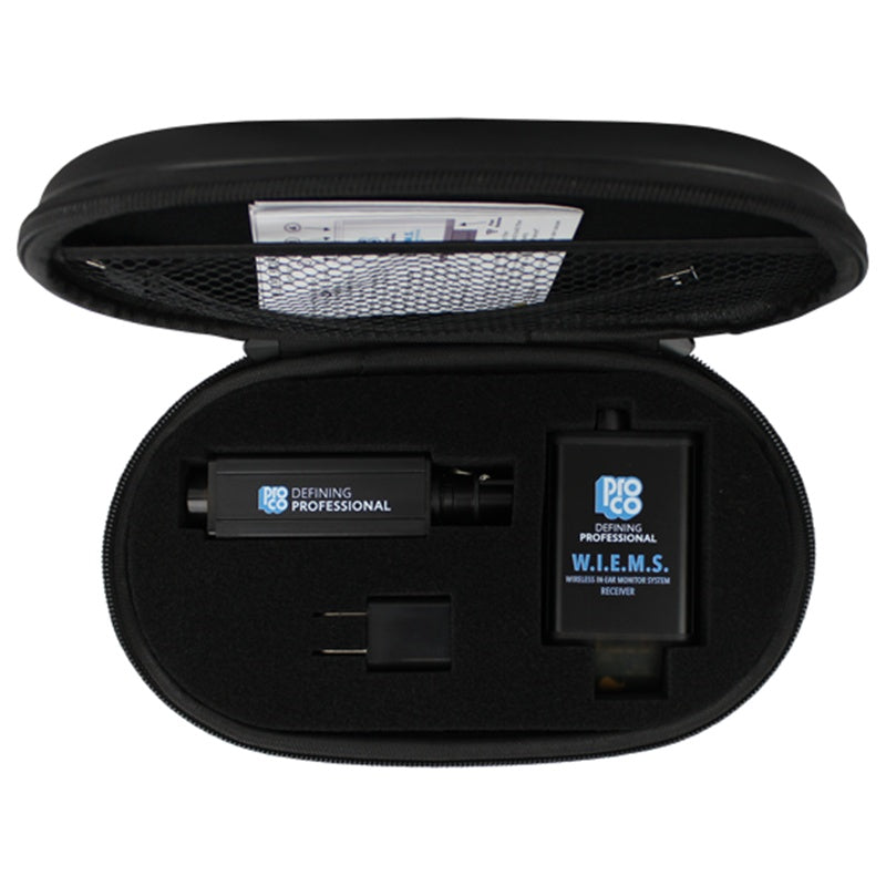 ProCo Sound WIEMS Compact Wireless In-Ear Monitor System