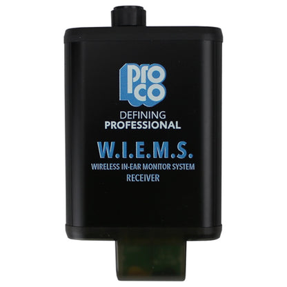 ProCo Sound WIEMS Compact Wireless In-Ear Monitor System