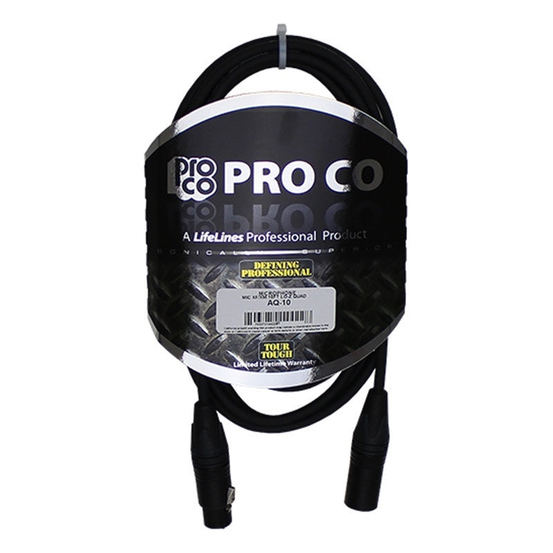 ProCo Sound AmeriQuad Balanced Audio Cable | 50 ft