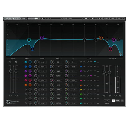 Waves plugins Q10 Equalizer
