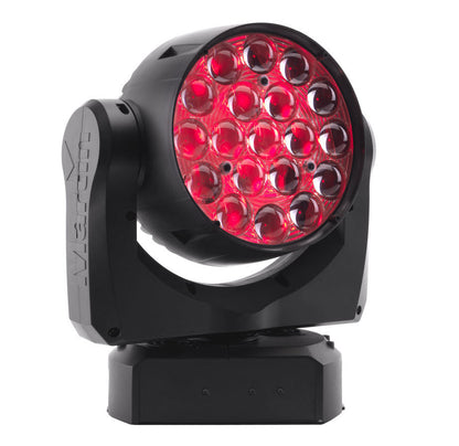 Martin Lighting MAC AuraXB Extra-Bright LED Wash Light in 6-Unit Flightcase red