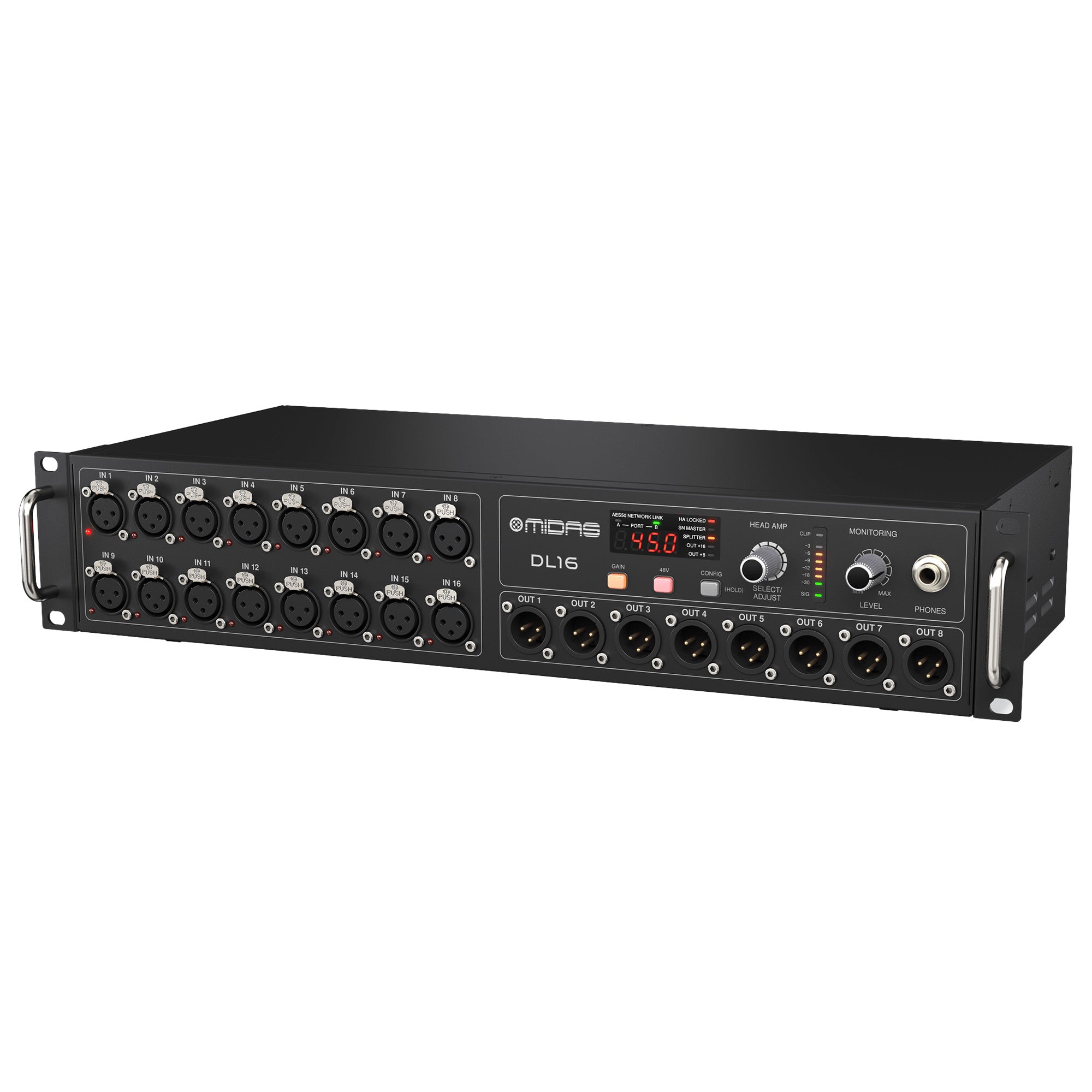 Midas DL16 16-In/8-Out Stage Box – SoundPro Midas DL16 16-In/8-Out Stage Box – SoundPro