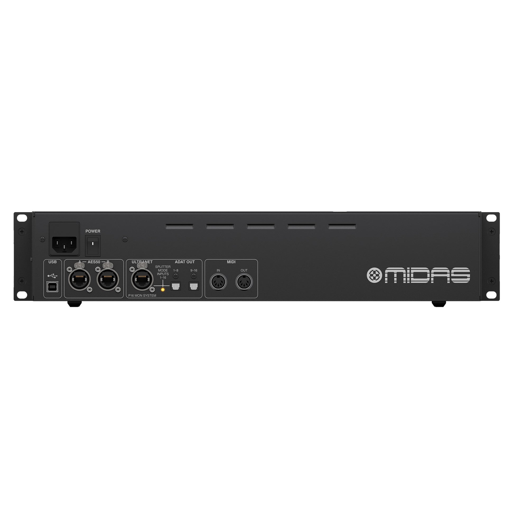 Midas DL16 16-In/8-Out Stage Box back