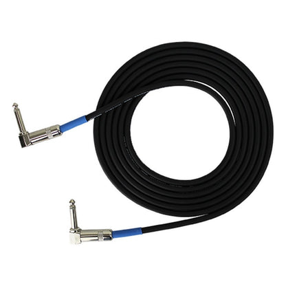 ProCo Sound Excellines Unbalanced Instrument Cable Right Angle 1/4" TS Male to Right Angle 1/4" TS Male | 1 foot