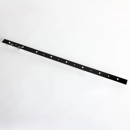 VC-Strip 60 RGB LED narrow pixel strip front view showing evenly spaced surface-mount RGB LEDs and mounting holes along the black PCB, Martin Lighting