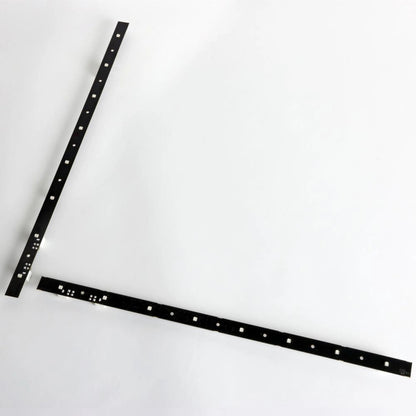 VC-Strip 60 two narrow pixel strips arranged in an L layout showing input end connectors, Martin Lighting