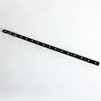 VC-Strip 30 RGB LED narrow pixel strip front view showing evenly spaced surface-mount RGB pixels on black PCB, Martin Lighting