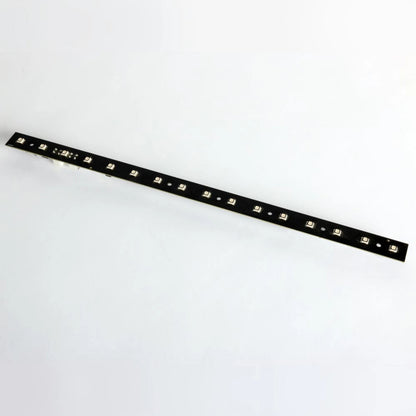 VC-Strip 25 RGB LED tape front view showing single row of surface-mount RGB pixels on narrow black PCB, Martin Lighting