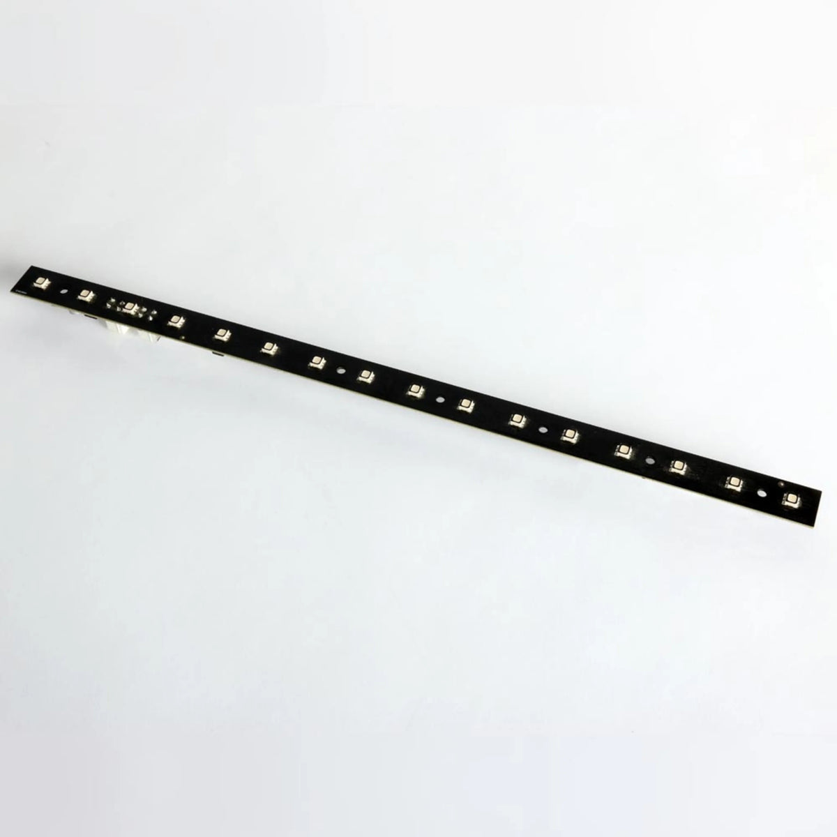VC-Strip 25 RGB LED Tape front view of narrow black PCB strip with evenly spaced surface-mount RGB pixels, Martin Lighting