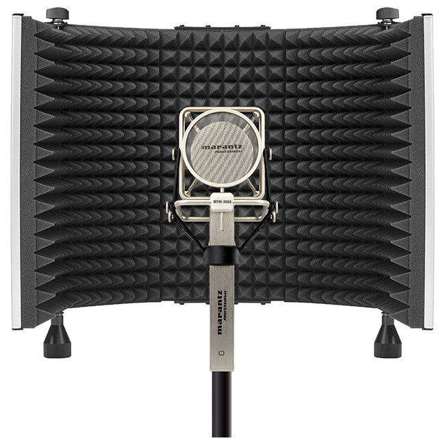Marantz Sound Shield Vocal Reflection Filter lifestyle mounted