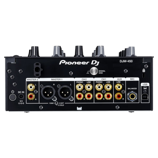 Pioneer DJ DJM-450 2-Channel DJ Mixer back