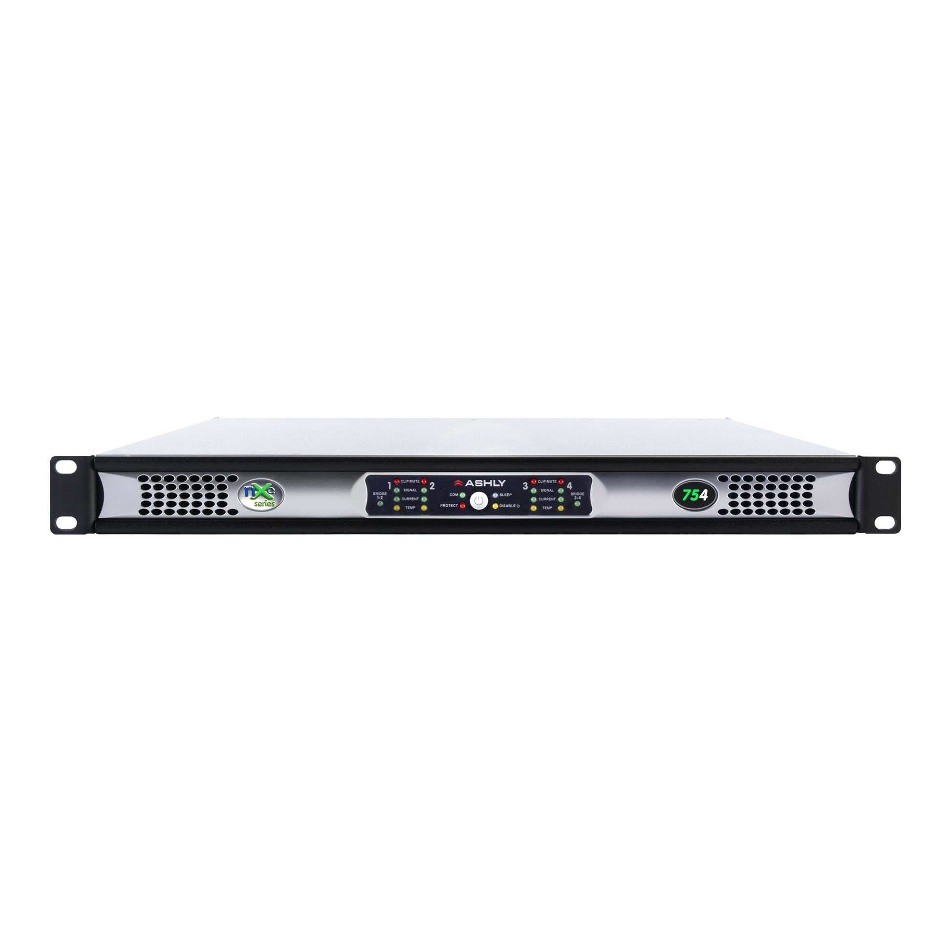 Ashly nXe754bd nXe Multi-Mode 4 x 75 Watt Power Amplifier with Dante