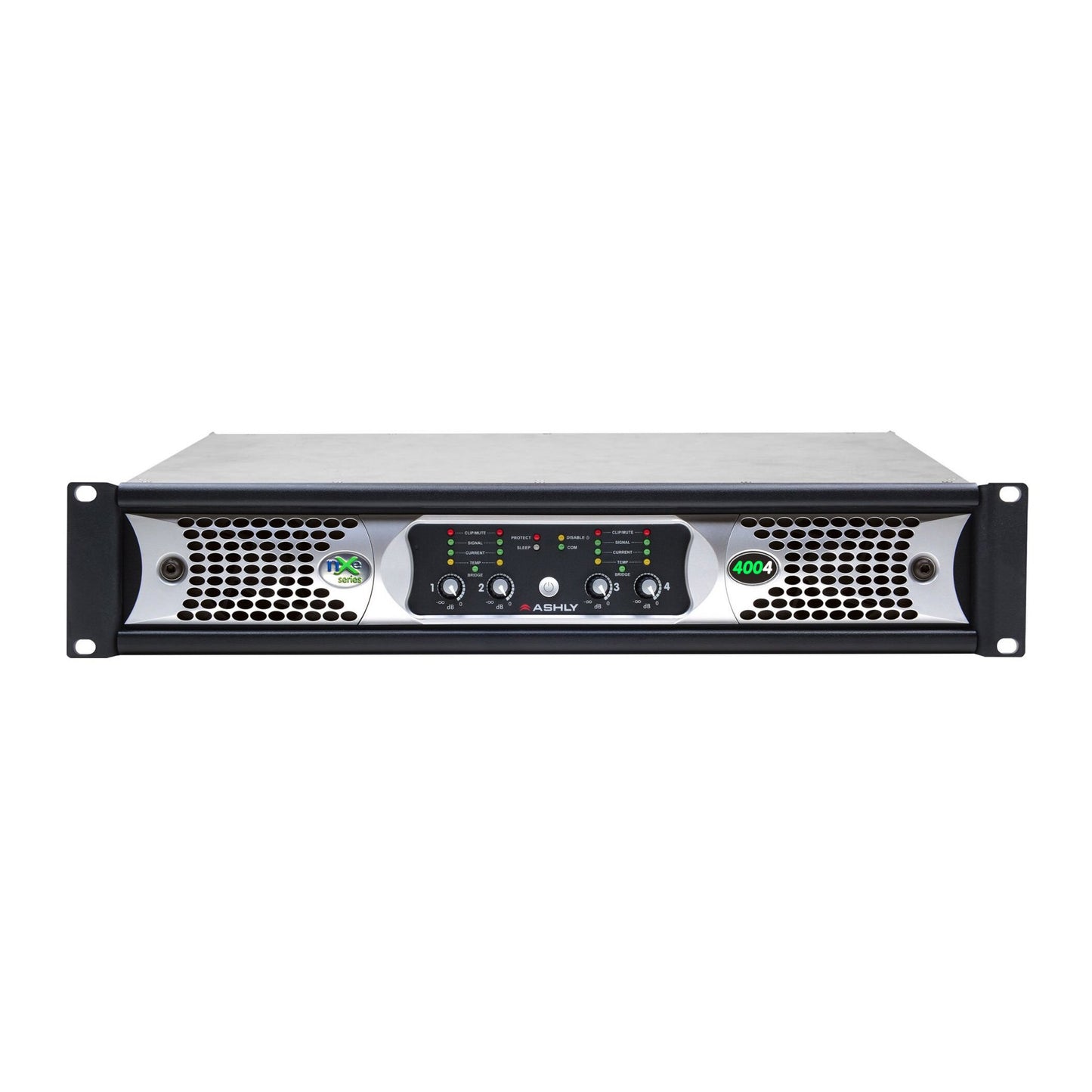 Ashly nXe4004bd nXe Multi-Mode 4 x 400 Watt Power Amplifier with Dante