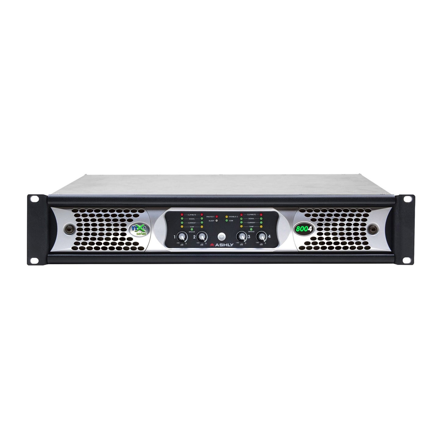 Ashly nXe8004bd nXe Multi-Mode 4 x 800 Watt Power Amplifier with Dante