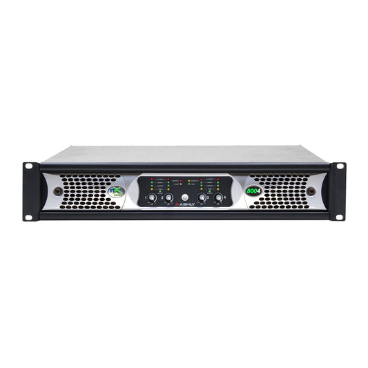 Ashly nXe8004bd nXe Multi-Mode 4 x 800 Watt Power Amplifier with Dante