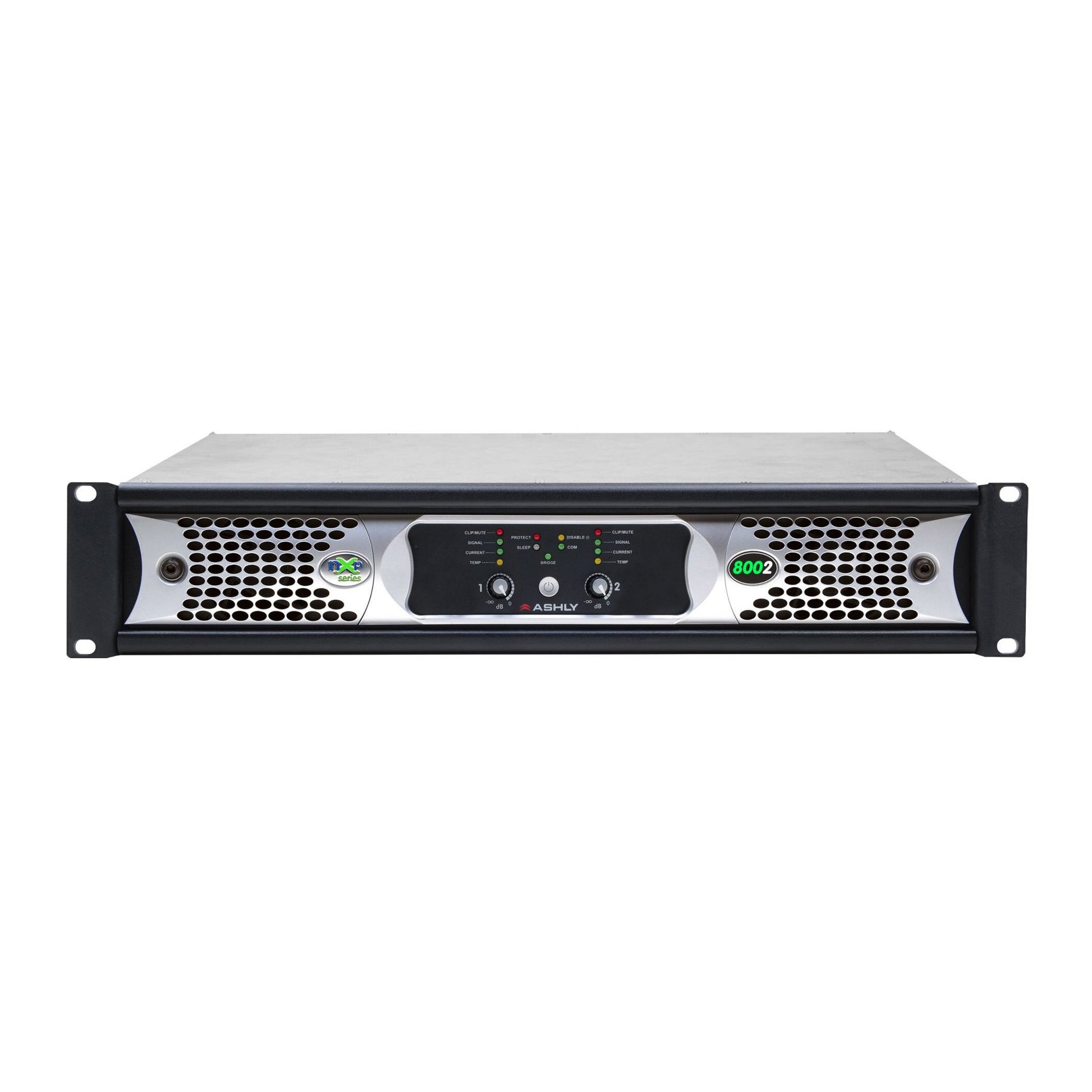 Ashly nXp8002d nXp Multi-Mode 2 x 800 Watt Power Amplifier with Dante