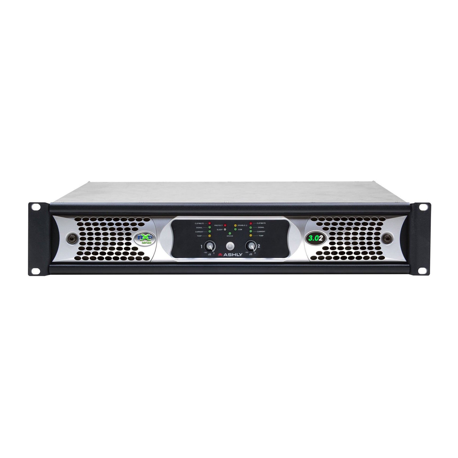 Ashly nXp3.02d nXp Multi-Mode 2 x 3000 Watt Power Amplifier with Dante