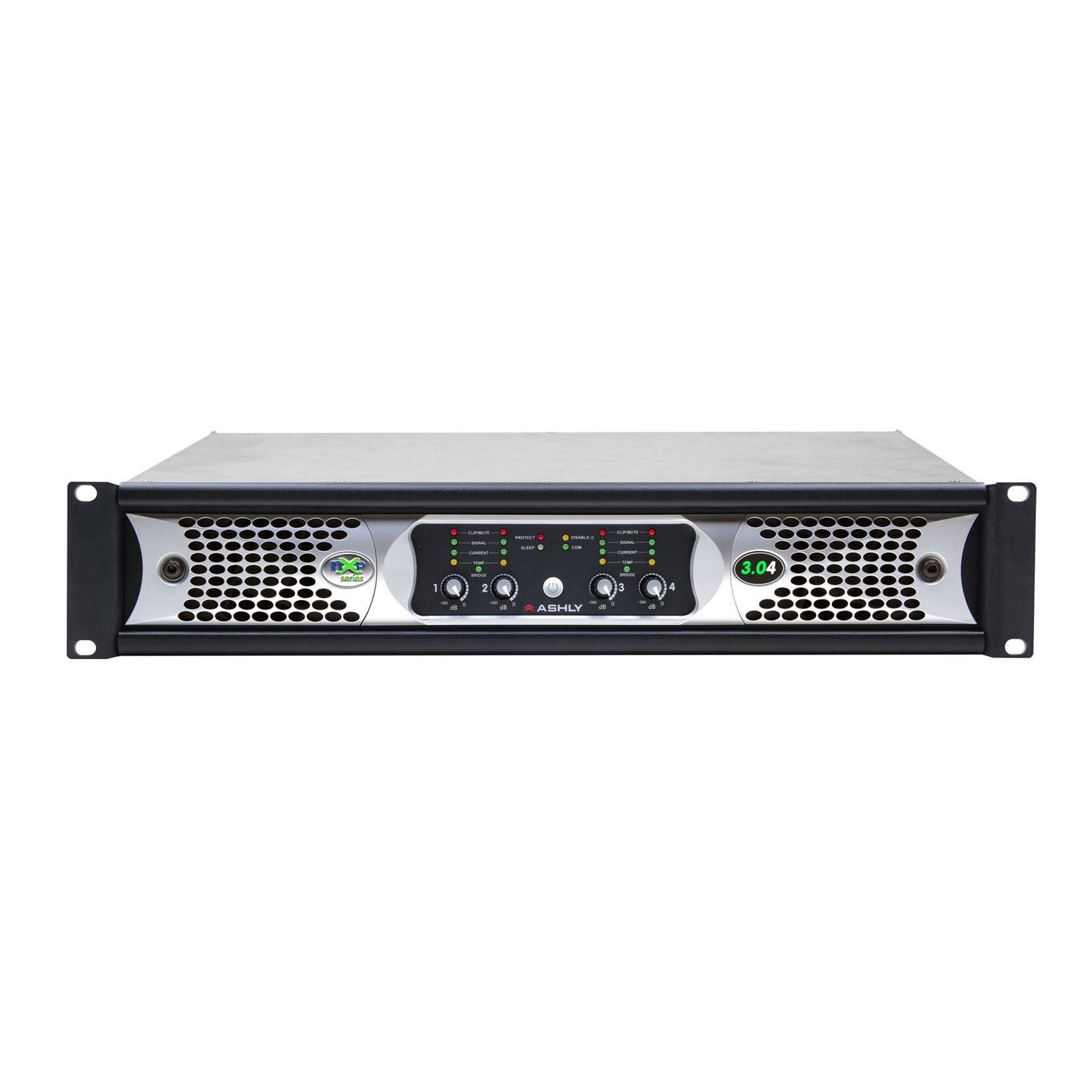 Ashly nXp3.04d nXp Multi-Mode 4 x 3000 Watt Power Amplifier with Dante