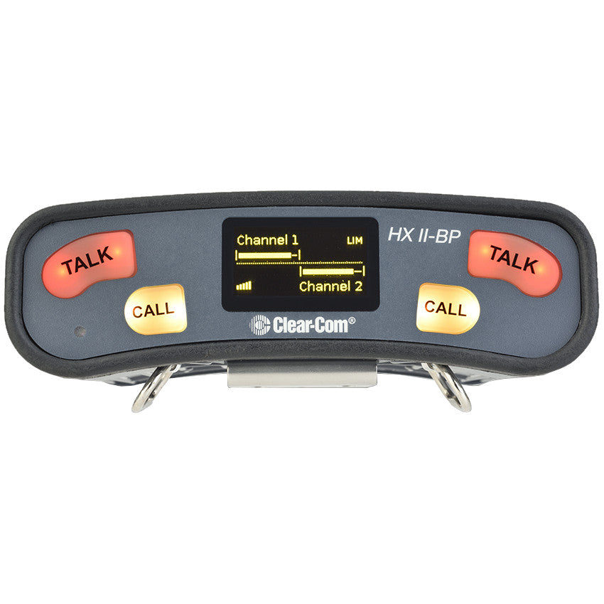 Clear-Com HXII-BP HelixNet 2-Channel Beltpack front