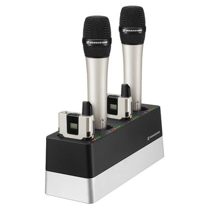 Sennheiser CHG 4N US 4-Bay Network-Enabled Charger with components