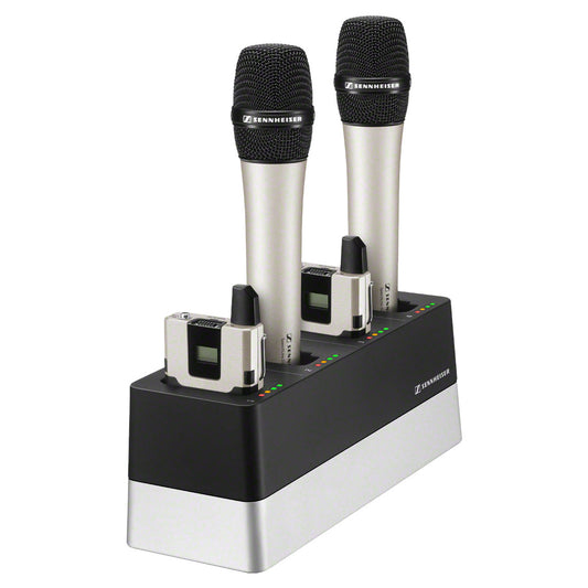 Sennheiser CHG 4N US 4-Bay Network-Enabled Charger with components