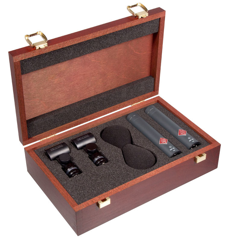 Neumann KM 185 Hypercardioid Condenser Microphone Stereo Set accessories