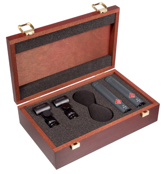 Neumann KM 185 Hypercardioid Condenser Microphone Stereo Set accessories