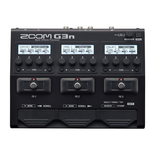 Zoom G3n Multi-Effects Processor top