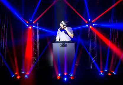 Chauvet DJ Helicopter Q6 Multi-Effect Light, red/blue mix