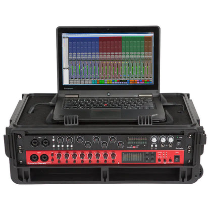 SKB 1SKB-ISF2U Injection Molded 2U Studio Flyer Rack Case lifestyle