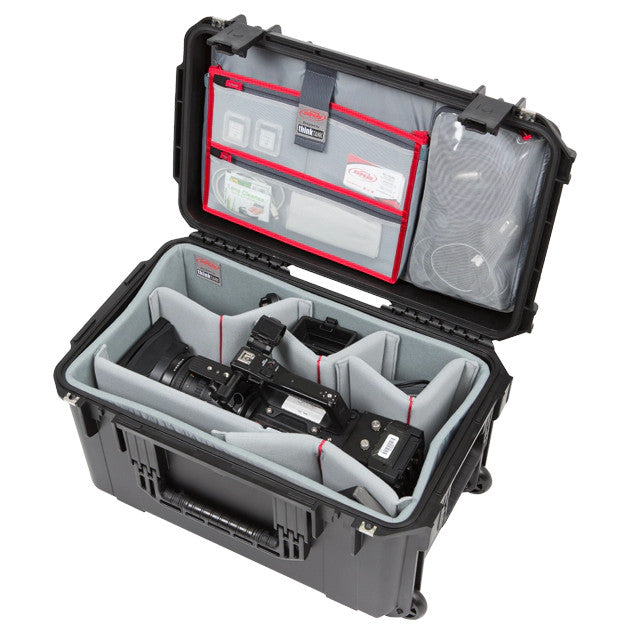 SKB 3i-2213-12DL iSeries Case with Think Tank Dividers & Lid Organizer with camera