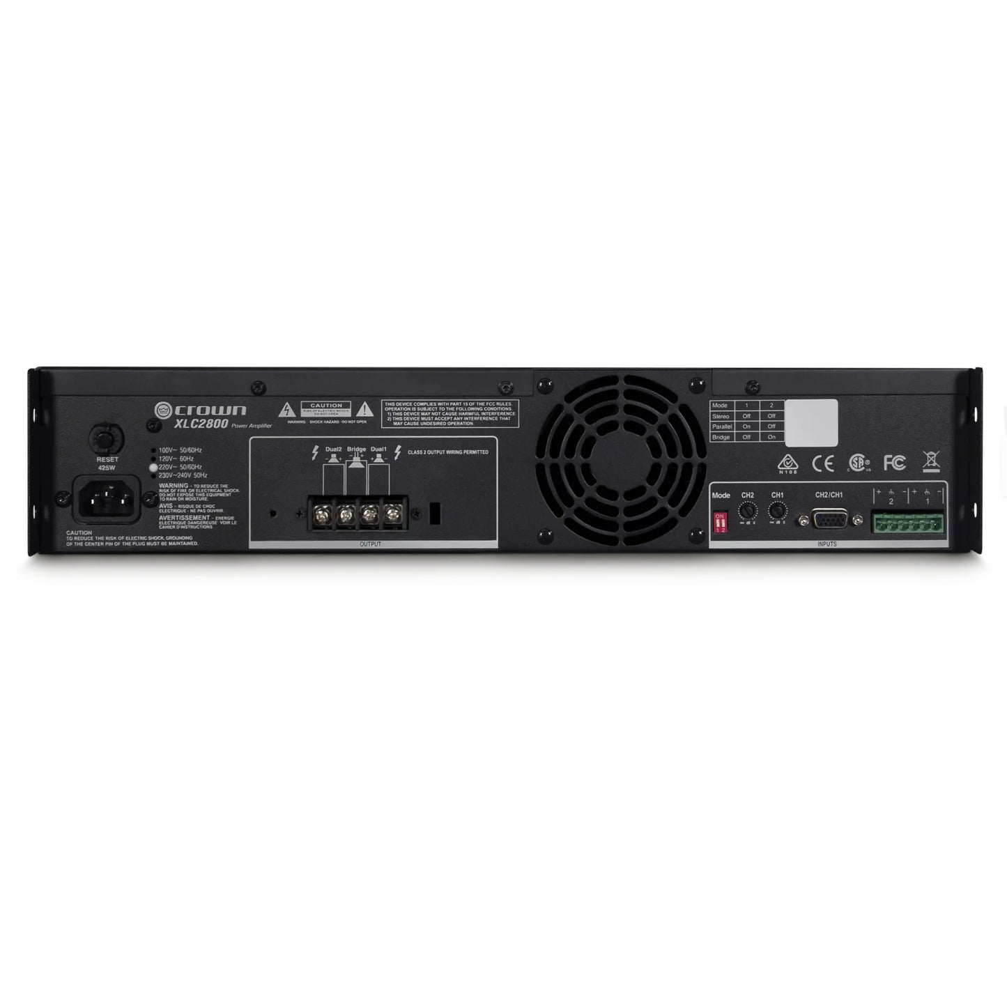 Crown NXLC2800-0-US 800W Per Channel Cinema Amplifier