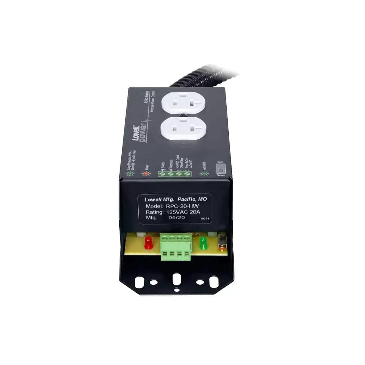 Lowell RPC-20-HW Remote Power Control With Hardwired Termination