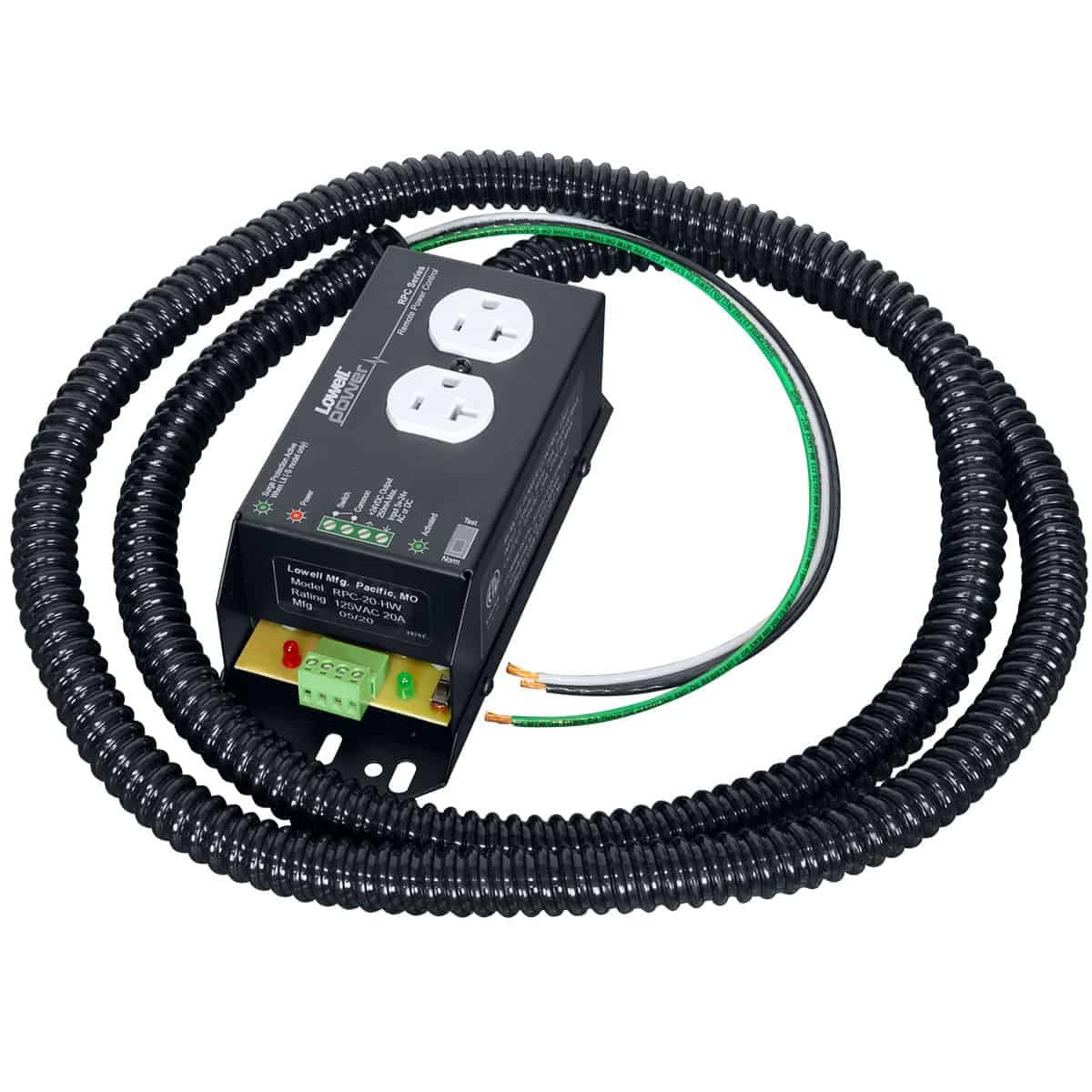 Lowell RPC-20-HW Remote Power Control With Hardwired Termination