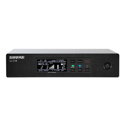 Shure QLXD4 Digital Wireless Receiver Front